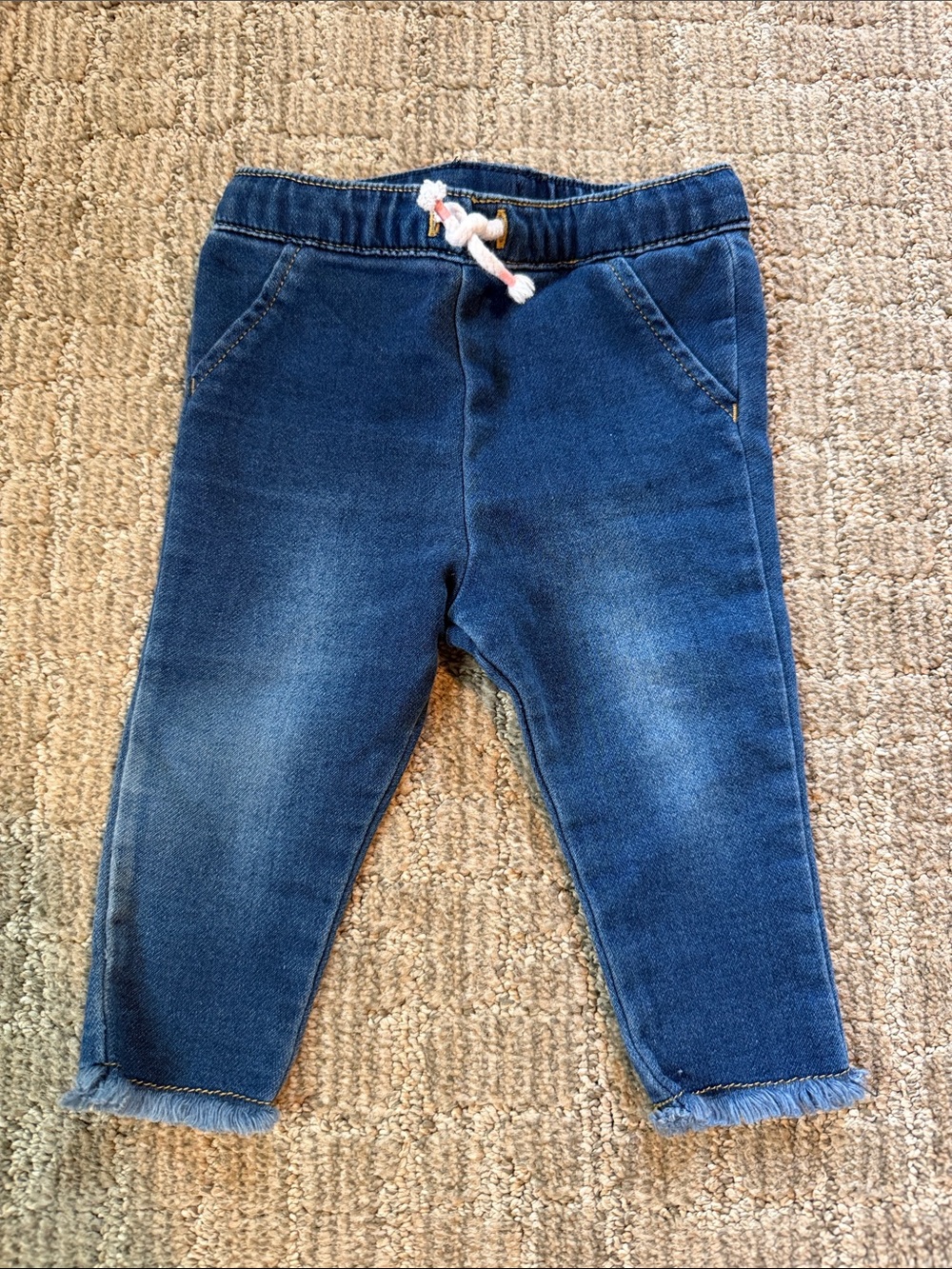 Cat & Jack Dark Blue Denim-Style Jogger Pants for Kids